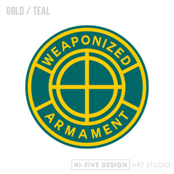 graphic design colorado springs, web design colorado springs, illustrator colorado springs, artist colorado springs, business cards colorado springs, weapon logo, gun logo, armament logo