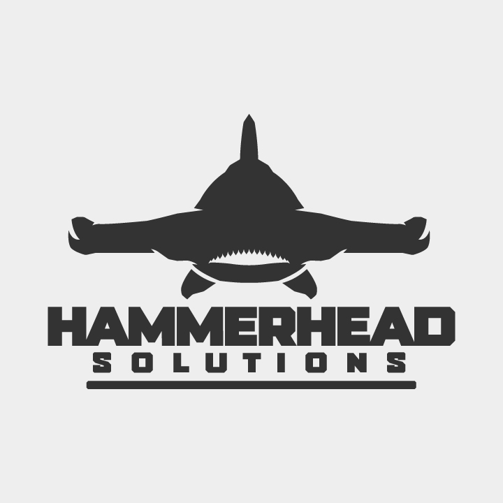 hammerhead logo, shark logo, fish logo, hi-five design, best logo designer colorado, top logo designer colorado, graphic designer colorado springs
