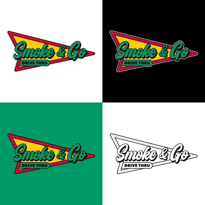 smoke shop logo design, tobacco logo design, head shop logo design, smoke shop brand identity, smoke shop logo design, hi-five design, cannabis logo design, thc logo design