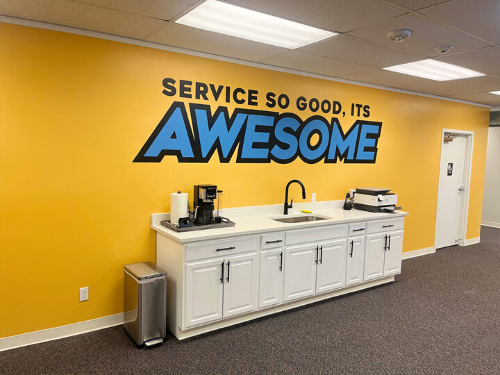 awesome home services, awesome service colorado springs, signs colorado springs, sign painter colorado springs, logo painter colorado springs, hi-five design