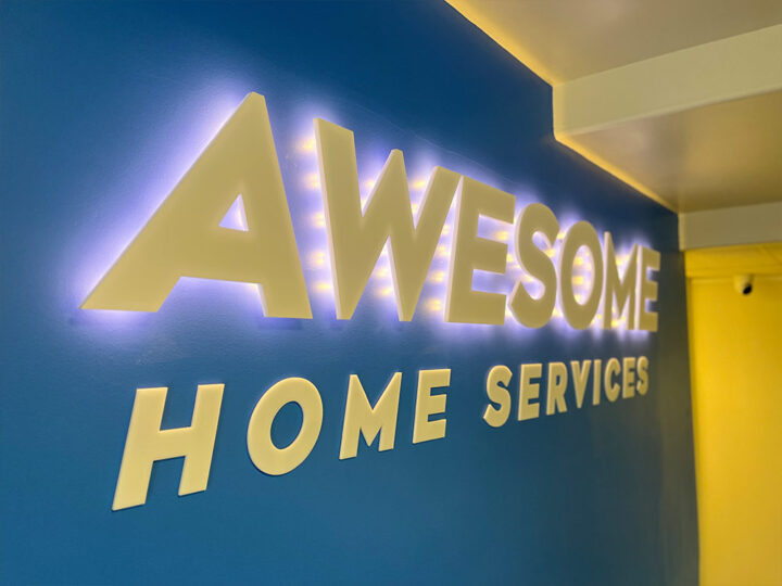 awesome home services, awesome service colorado springs, signs colorado springs, sign painter colorado springs, logo painter colorado springs, hi-five design