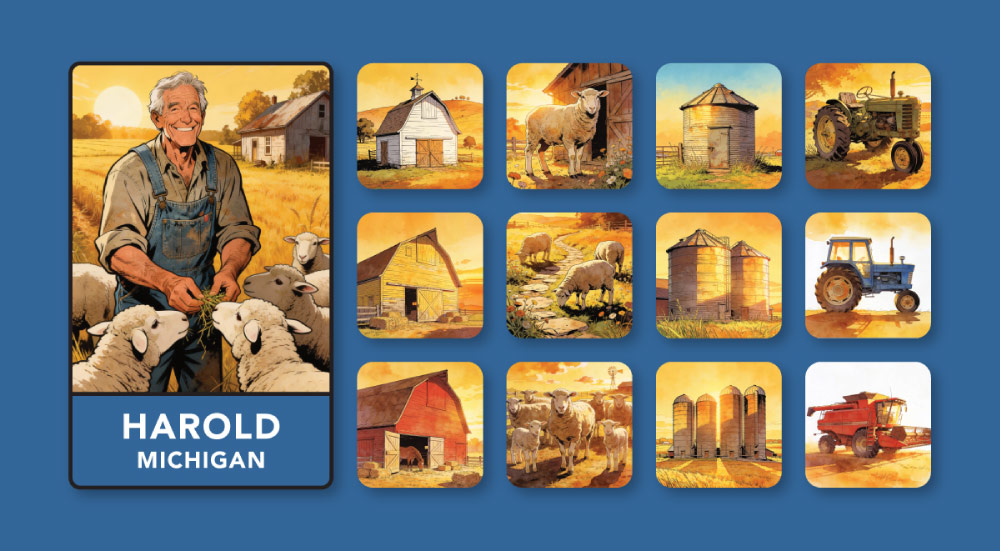 board game design, board game designer colorado springs, board game designer denver, 4 Seasons Farming board game, hi-five design, graphic designer colorado springs