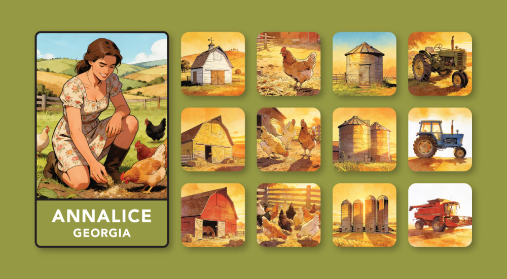 board game design, board game designer colorado springs, board game designer denver, 4 Seasons Farming board game, hi-five design, graphic designer colorado springs