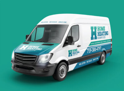 hvac logo design colroado springs, heating and ac logo design colorado springs, hi-five design, graphic designer colorado springs