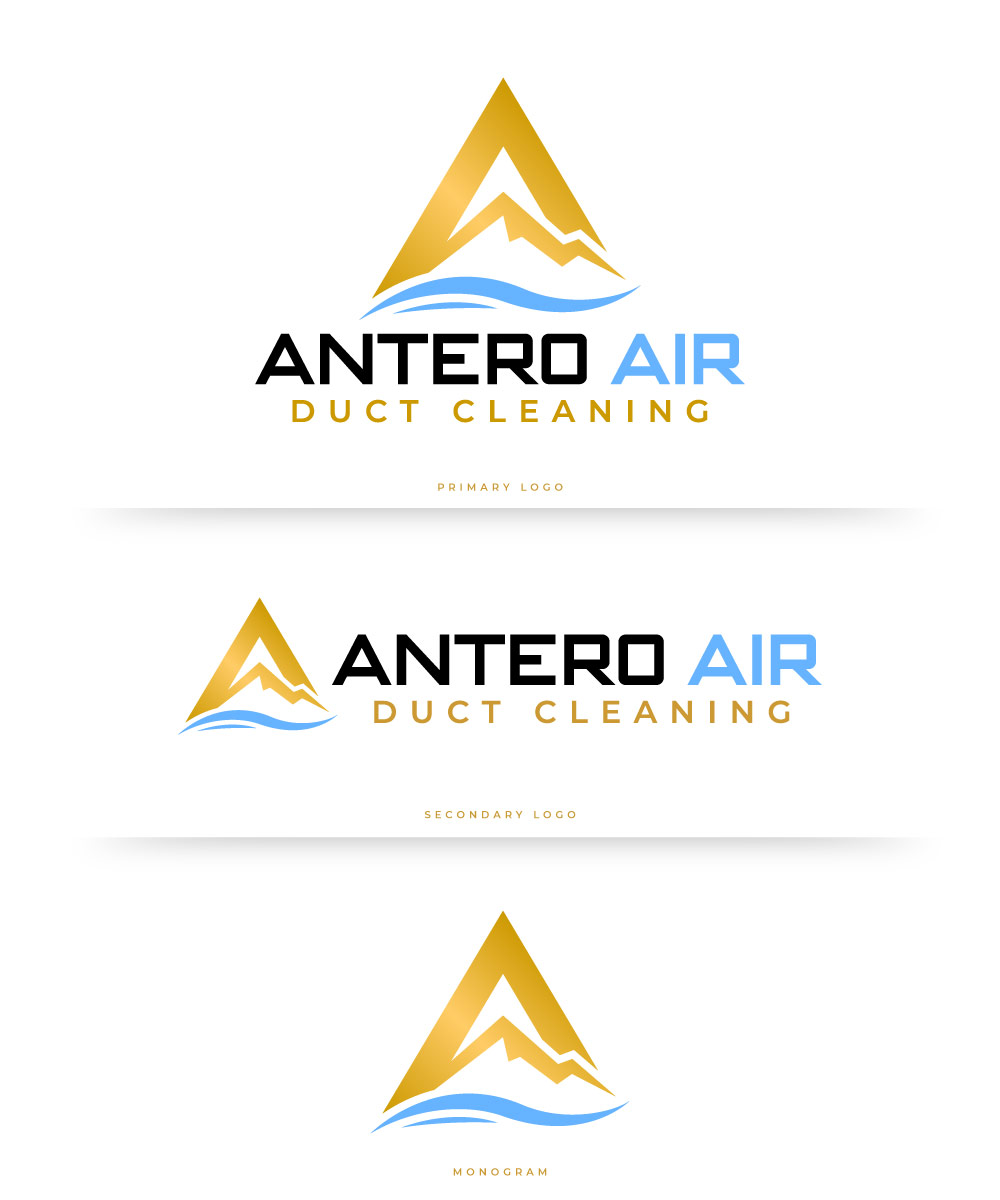 hvac logo design, air quality logo design, mountain logo design, hvac logo design colorado sprigns, graphic design colorado springs, logo design colorado springs, hi-five design